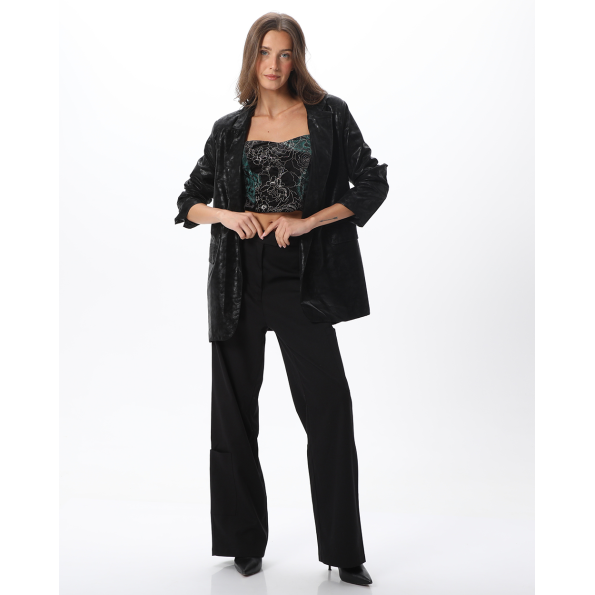 Γυναικείο strapless μπούστο ATTRATTIVO 92010408 μαύρο Γυναικεία