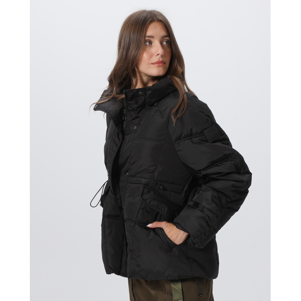 Γυναικείο puffer μπουφάν ALE  8917525 μαύρο Γυναικεία