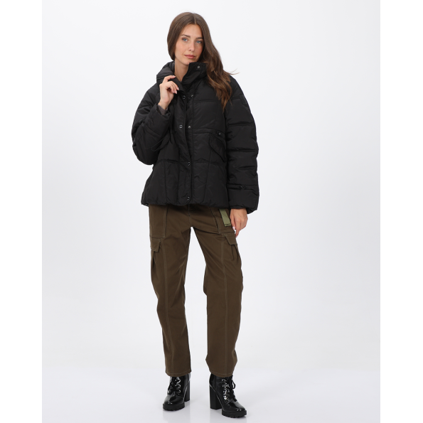 Γυναικείο puffer μπουφάν ALE  8917525 μαύρο Γυναικεία