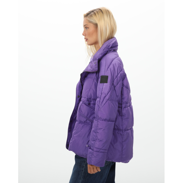 Γυναικείο puffer μπουφάν ALE 8917525 μοβ Γυναικεία