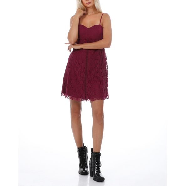 Γυναικείο mini φόρεμα ATTRATTIVO 9917927 μοβ Γυναικεία