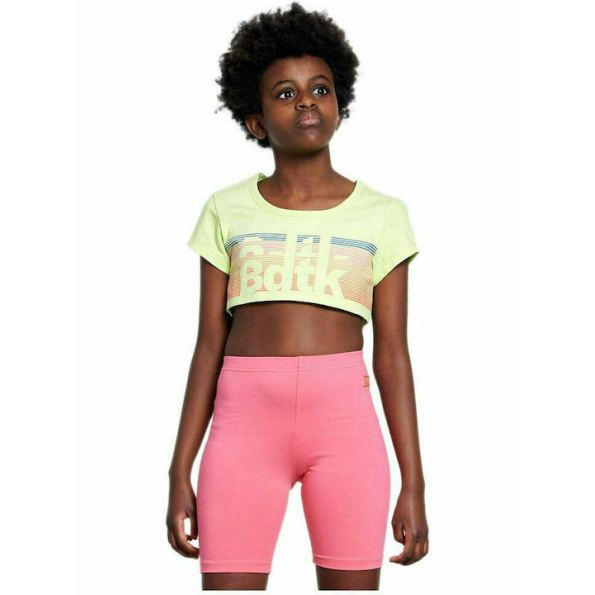 Παιδικό cropped top BODYTALK 1211-701420 πράσινο