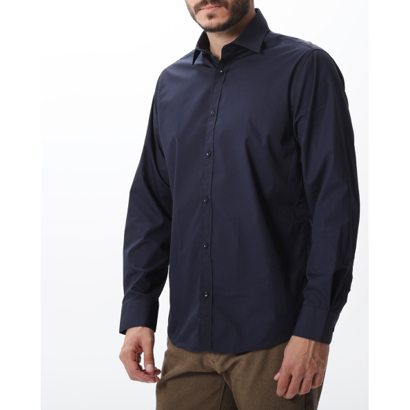 Ανδρικό πουκάμισο MARTIN & CO 124-52-0101 ναυτικό μπλε Ανδρικά