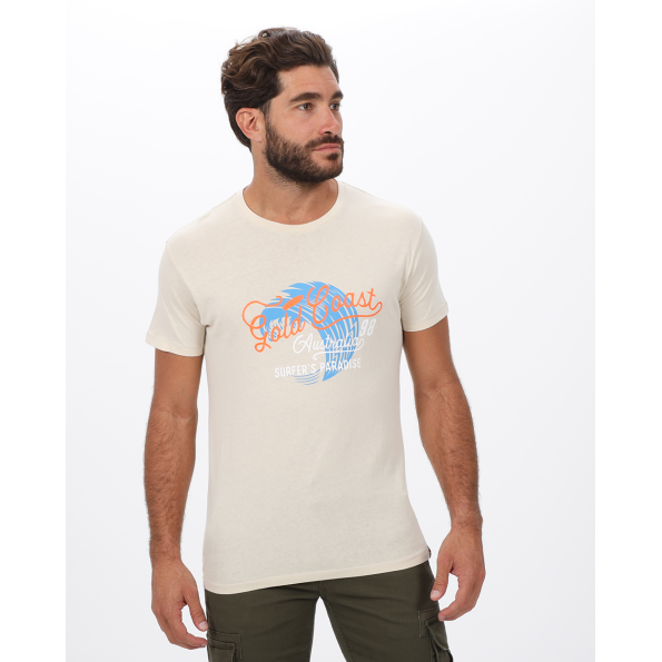 Ανδρικό t-shirt VAN HIPSTER72166 εκρού