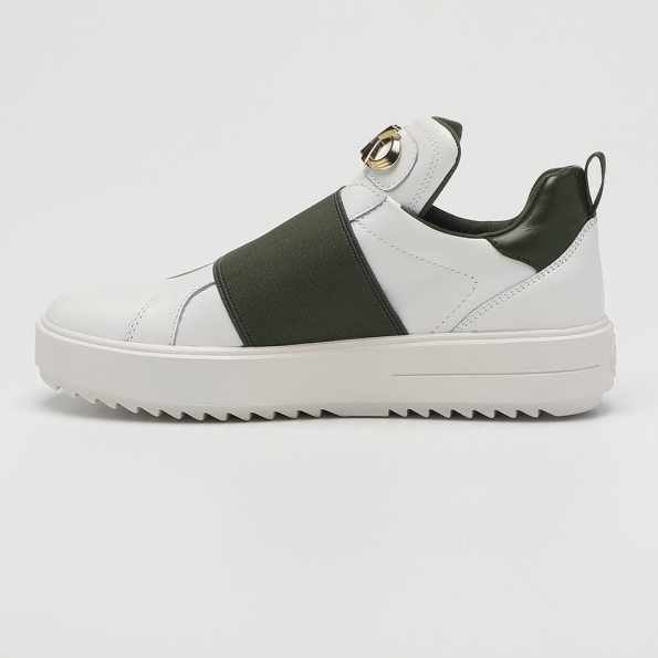Γυναικεία slip on sneakers MICHAEL KORS 43F3EMFP1L λευκό πράσινο Γυναικεία