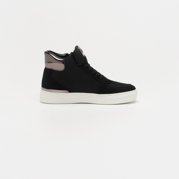 Γυναικεία sneakers μποτάκια DKNY K2354232 CINDELL μαύρα Γυναικεία