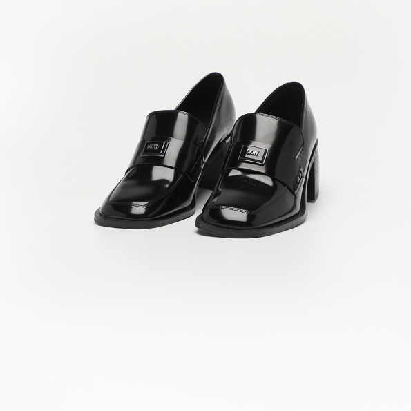 Γυναικεία ψηλά loafers DKNY K3304816 GRACY μαύρα Γυναικεία