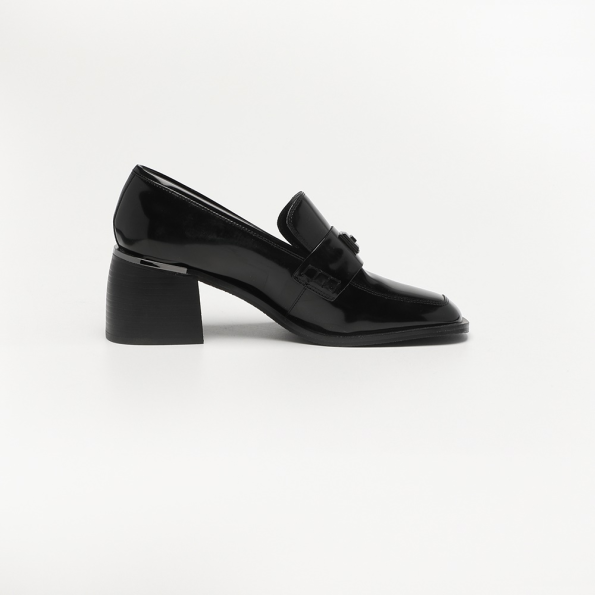 Γυναικεία ψηλά loafers DKNY K3304816 GRACY μαύρα Γυναικεία