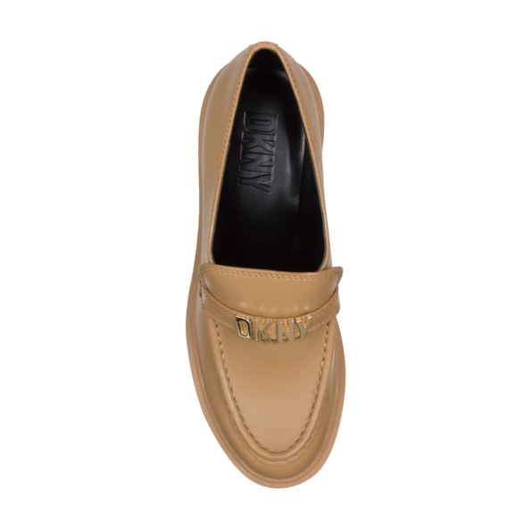 Γυναικεία ψηλά loafers DKNY K3375421 ZONA καφέ Γυναικεία