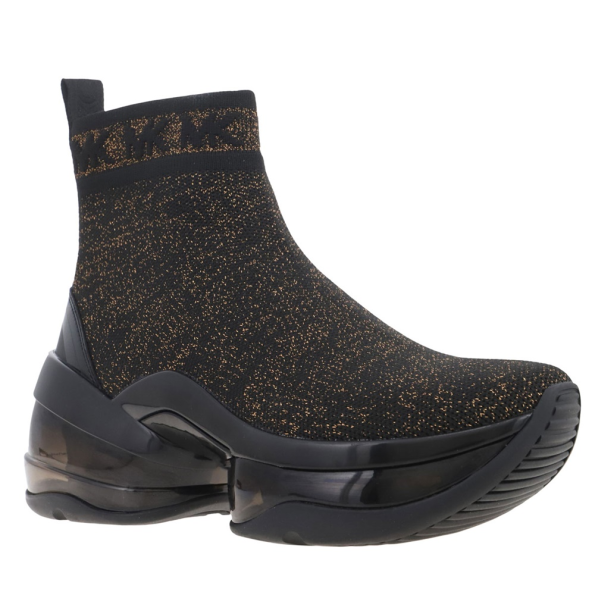 Γυναικεία slip on sneakers MICHAEL KORS 43F3OLFE5D OLYMPIA μαύρα Γυναικεία