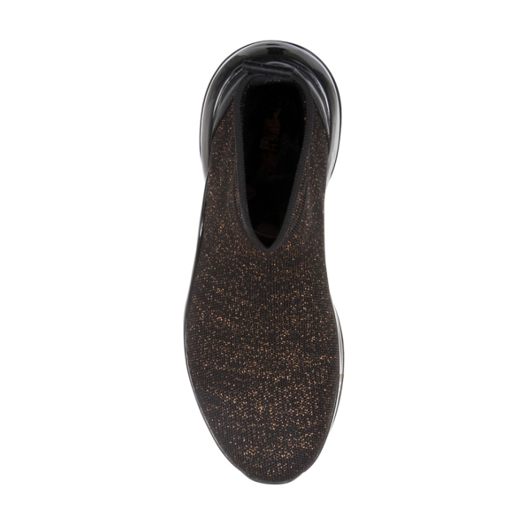 Γυναικεία slip on sneakers MICHAEL KORS 43F3OLFE5D OLYMPIA μαύρα Γυναικεία