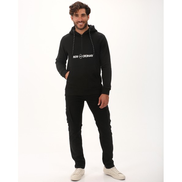 Ανδρική φούτερ μπλούζα VAN HIPSTER 72204 μαύρη Ανδρικά