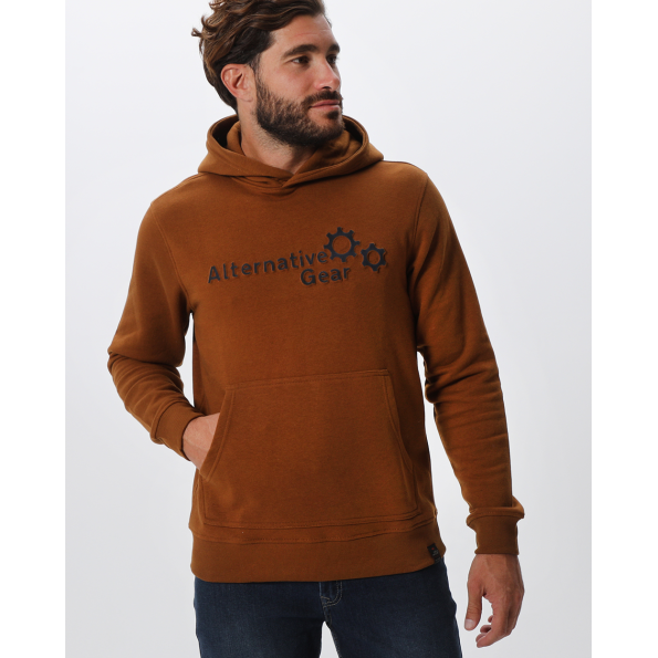 Ανδρική φούτερ μπλούζα VAN HIPSTER 72205 καφέ