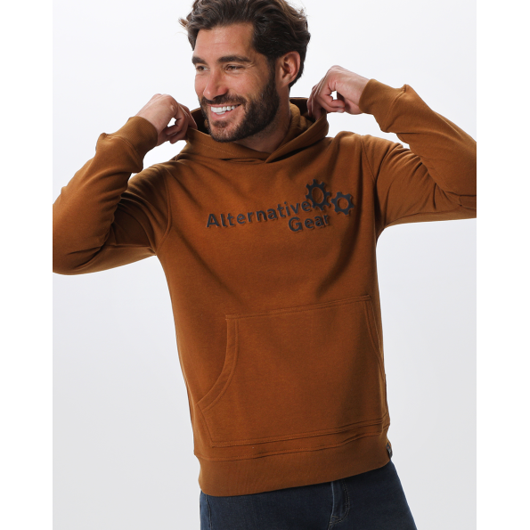 Ανδρική φούτερ μπλούζα VAN HIPSTER 72205 καφέ Ανδρικά