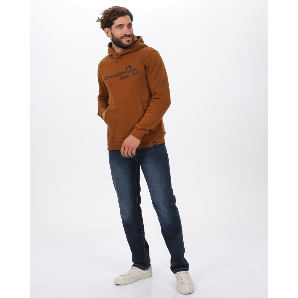 Ανδρική φούτερ μπλούζα VAN HIPSTER 72205 καφέ Ανδρικά
