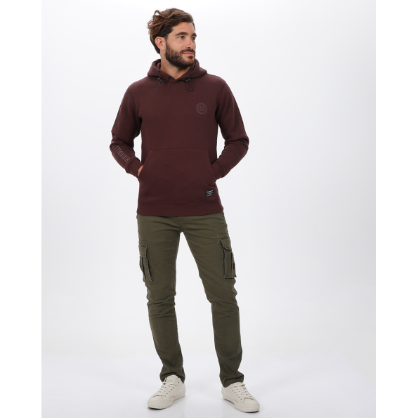Ανδρική φούτερ μπλούζα VAN HIPSTER 72075 μπορντό Ανδρικά