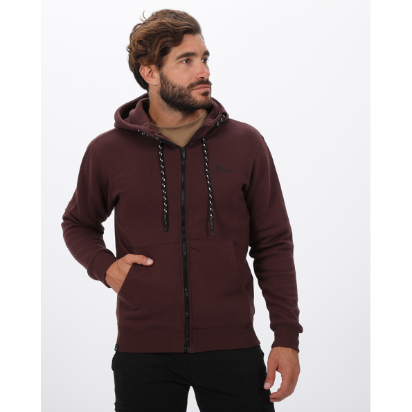 Ανδρική φούτερ ζακέτα VAN HIPSTER 72077 μπορντό