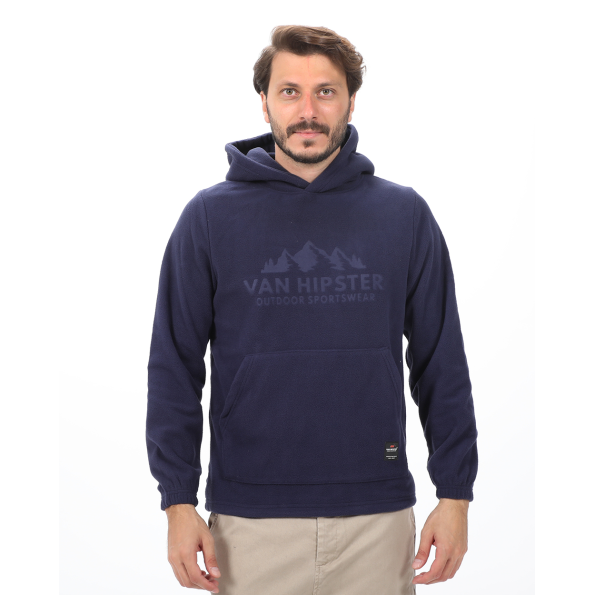 Ανδρική fleece μπλούζα VAN HIPSTER 72149 μπλε