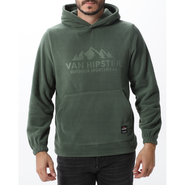 Ανδρική fleece μπλούζα VAN HIPSTER 72149 χακί