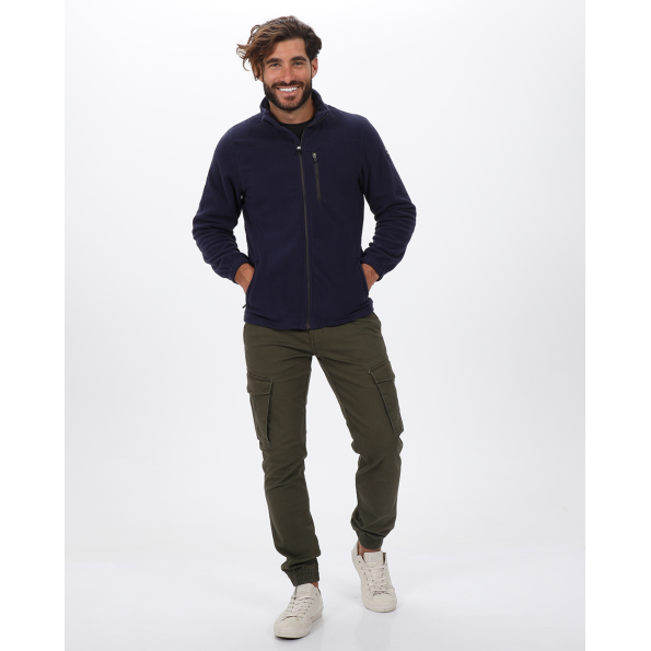 Aνδρική fleece ζακέτα VAN HIPSTER 72151 ναυτικό μπλε Ζακέτες