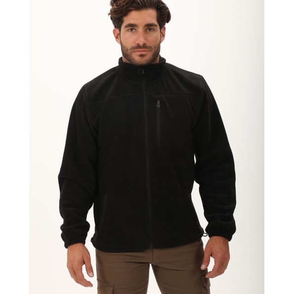 Ανδρική fleece ζακέτα VAN HIPSTER 72151 μαύρη