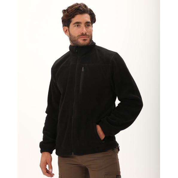 Ανδρική fleece ζακέτα VAN HIPSTER 72151 μαύρη Ανδρικά