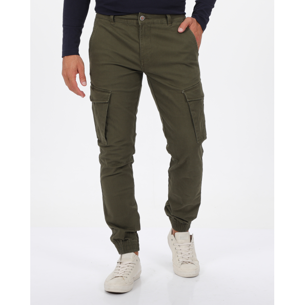 Ανδρικό cargo παντελόνι VAN HIPSTER 72195 χακί 