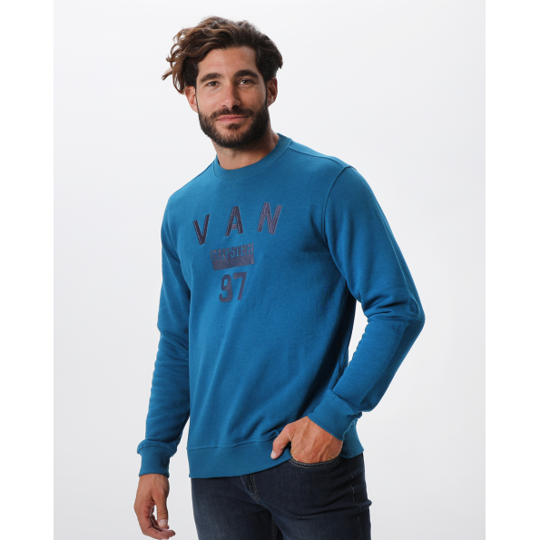 Ανδρική φούτερ μπλούζα VAN HIPSTER 72201 μπλε Ανδρικά