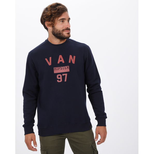 Ανδρική φούτερ μπλούζα VAN HIPSTER 72201 ναυτικό μπλε