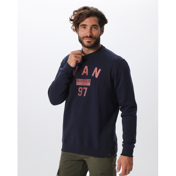 Ανδρική φούτερ μπλούζα VAN HIPSTER 72201 ναυτικό μπλε Ανδρικά