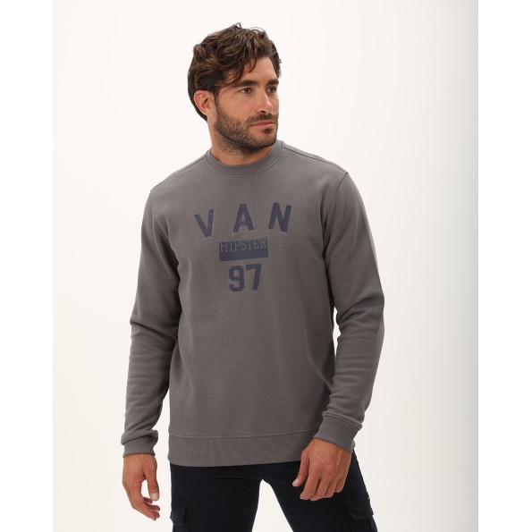 Ανδρική φούτερ μπλούζα VAN HIPSTER 72201 ανθρακί Ανδρικά