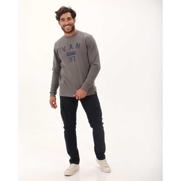 Ανδρική φούτερ μπλούζα VAN HIPSTER 72201 ανθρακί Ανδρικά