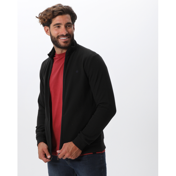 Ανδρική ζακέτα φούτερ DORS 1135007.C03 μαύρη Ανδρικά