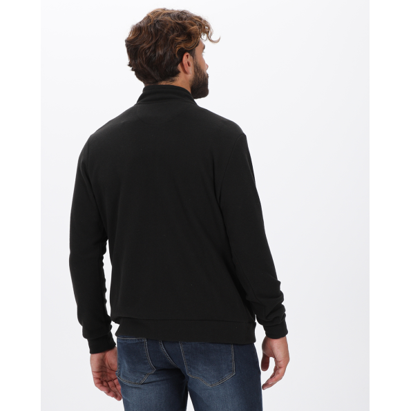Ανδρική ζακέτα φούτερ DORS 1135007.C03 μαύρη Ανδρικά