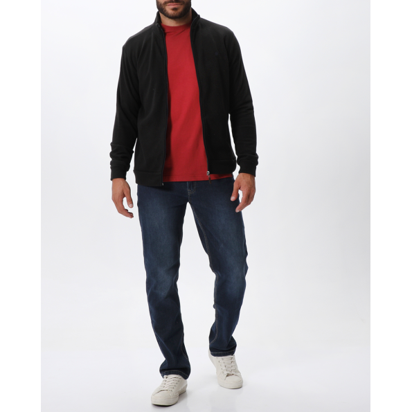Ανδρική ζακέτα φούτερ DORS 1135007.C03 μαύρη Ανδρικά