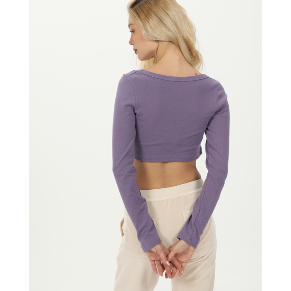 Γυναικείο cropped top SUGARFREE 23832080 μοβ