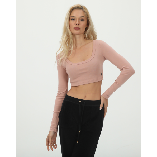 Γυναικείο cropped top SUGARFREE 23832080 ροζ