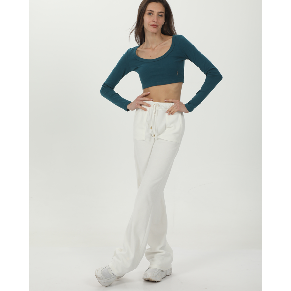 Γυναικείο cropped top SUGARFREE 23832080 πετρόλ
