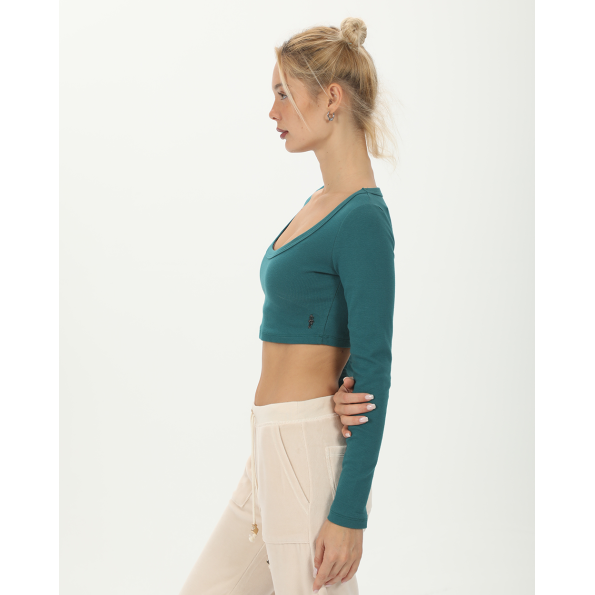 Γυναικείο cropped top SUGARFREE 23832080 πράσινο
