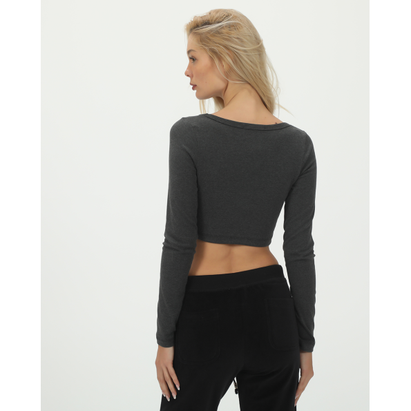 Γυναικείο cropped top SUGARFREE 23832080 γκρι