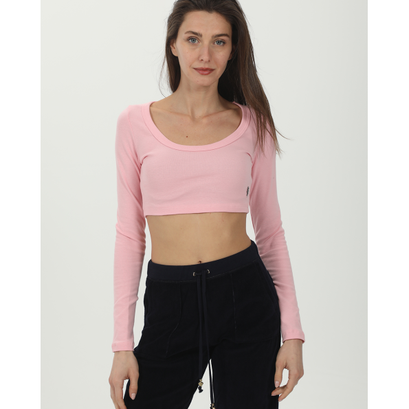 Γυναικείο cropped top SUGARFREE 23832080 ροζ
