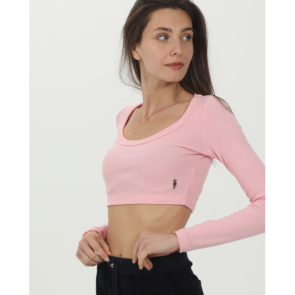 Γυναικείο cropped top SUGARFREE 23832080 ροζ