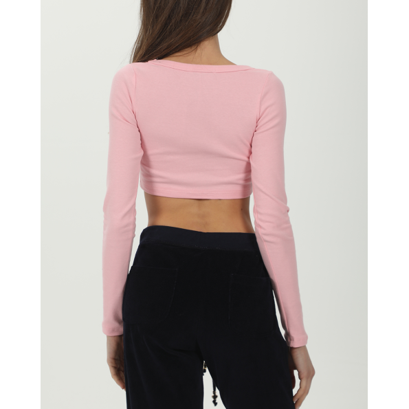 Γυναικείο cropped top SUGARFREE 23832080 ροζ
