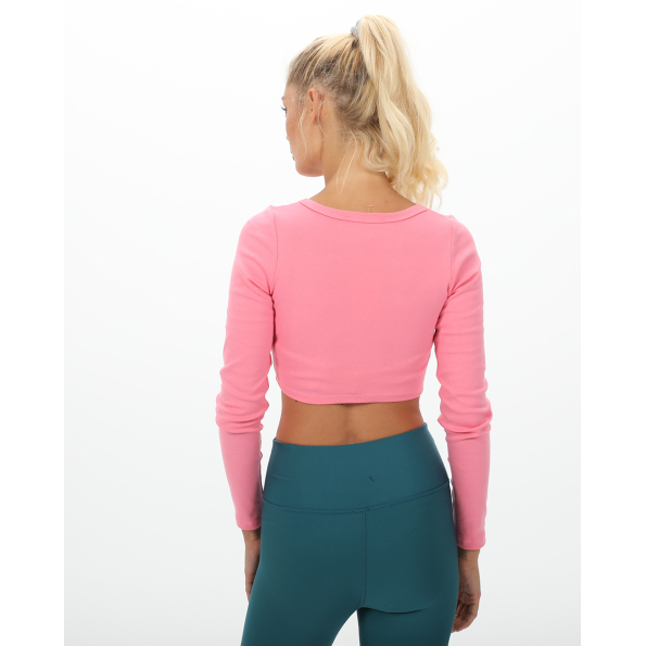 Γυναικεία cropped μπλούζα SUGARFREE 23832080 ροζ Γυναικεία