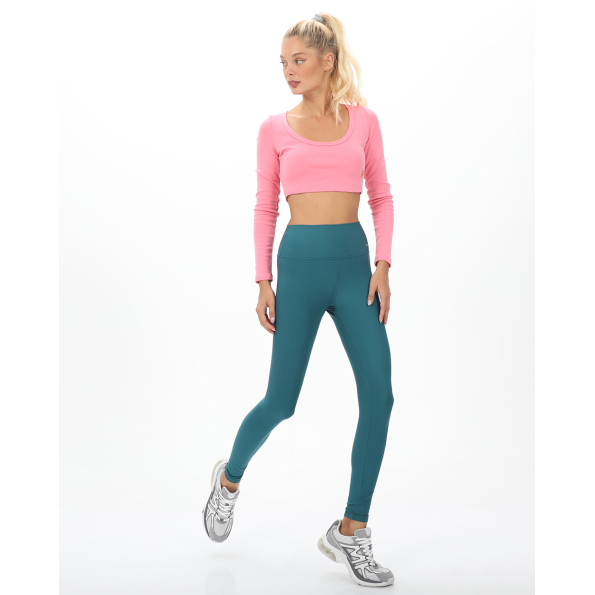 Γυναικεία cropped μπλούζα SUGARFREE 23832080 ροζ Γυναικεία