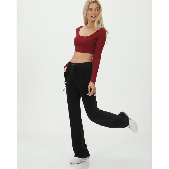 Γυναικείο cropped top SUGARFREE 23832080 μπορντό