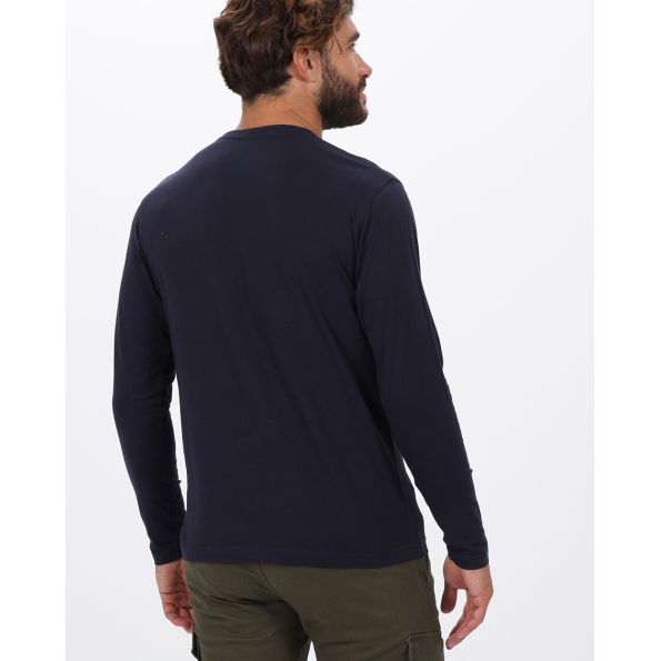 Ανδρική μακρυμάνικη μπλούζα VAN HIPSTER 72232 ναυτικό μπλε Ανδρικά