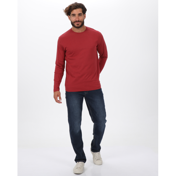 Ανδρική μακρυμάνικη μπλούζα VAN HIPSTER 72232 κόκκινη Ανδρικά