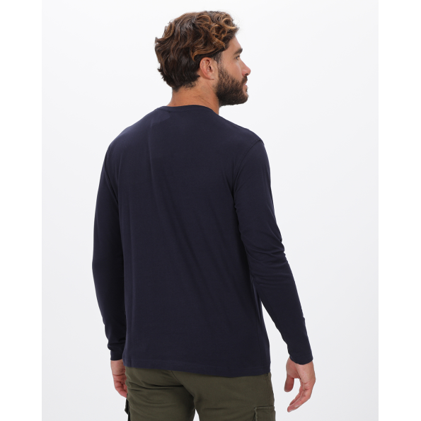 Ανδρική μακρυμάνικη μπλούζα VAN HIPSTER 72234 μπλε Ανδρικά