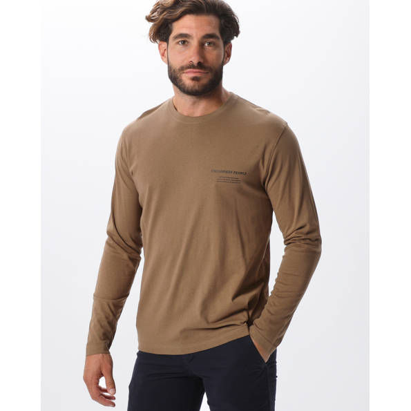 Ανδρική μακρυμάνικη μπλούζα VAN HIPSTER 72235 καφέ Ανδρικά